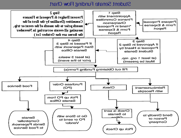 student senate flow chart